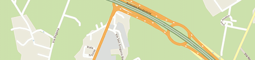 Mappa della impresa autofficina flli del col (snc) a PORDENONE