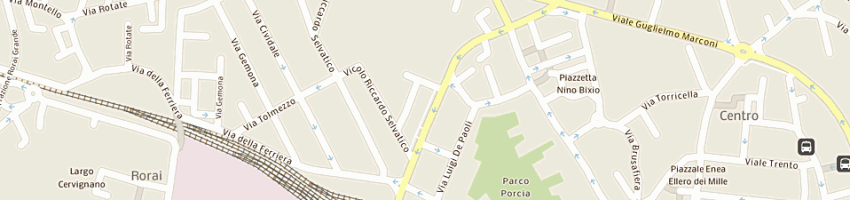 Mappa della impresa via oberdan 26 di marcon alberto a PORDENONE