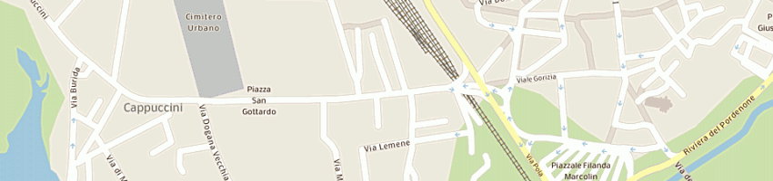 Mappa della impresa ortofrutta stadio a PORDENONE