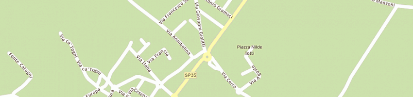 Mappa della impresa sabattini corrado a SAN CLEMENTE
