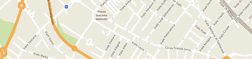 Mappa della impresa bartolini giuseppe e oreste e c snc a RICCIONE