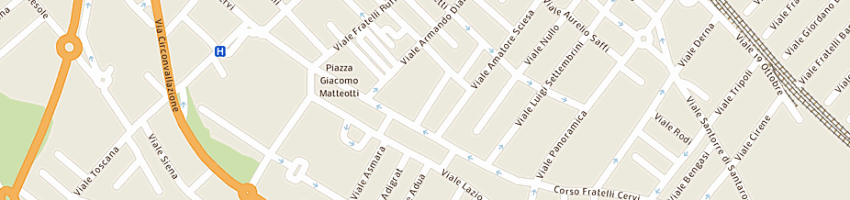 Mappa della impresa fabbri giuseppe e pari ferdinando a RICCIONE