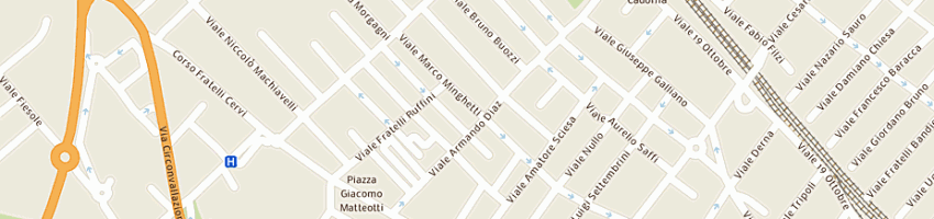 Mappa della impresa ortofrutta il cestino della nonna a RIMINI