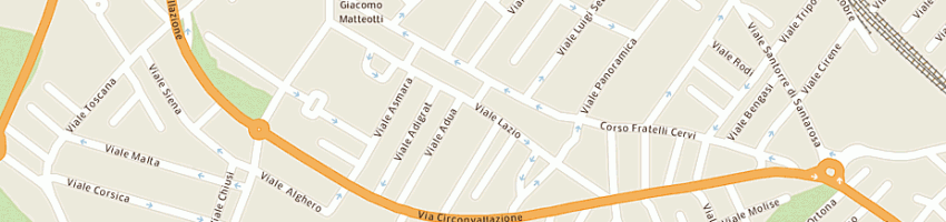 Mappa della impresa tomaificio derby di battistini a e g snc a RICCIONE