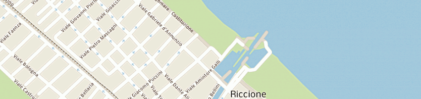Mappa della impresa bagni 108 snc di muccioli flavio e c a RICCIONE