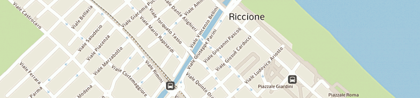 Mappa della impresa toscano maddalena a RICCIONE