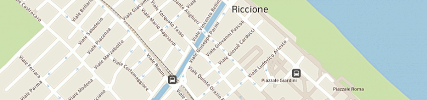 Mappa della impresa ventiquattrore srl a RICCIONE