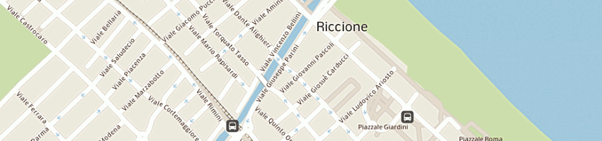 Mappa della impresa stranamente parrucchieri di filippini stefano e c snc a RICCIONE