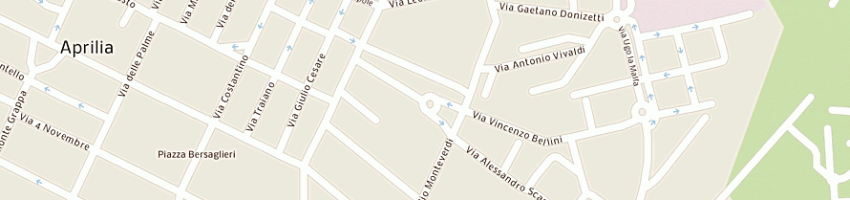 Mappa della impresa saet ingegneria srl a APRILIA