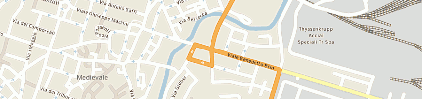 Mappa della impresa manaee hassan a TERNI