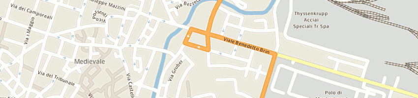 Mappa della impresa merlini stefano a TERNI