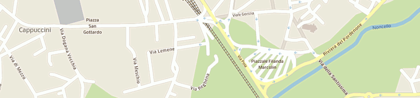 Mappa della impresa turchet roberto a PORDENONE