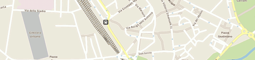 Mappa della impresa inail a PORDENONE