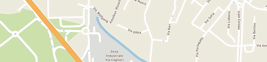 Mappa della impresa alluminio color di lapenna marco a APRILIA