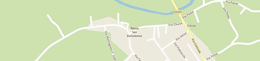 Mappa della impresa bi electra di bortolin bruno e pascottini giorgio snc a AZZANO DECIMO