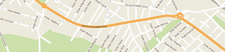 Mappa della impresa ericsoft srl a RICCIONE
