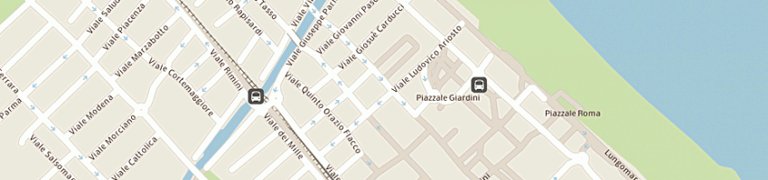Mappa della impresa boutique lory a RICCIONE