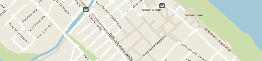 Mappa della impresa cassa di risparmio di cesena (spa) a RICCIONE