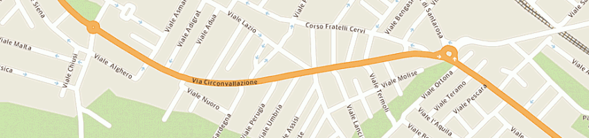 Mappa della impresa autosprint di casadei oliviori piero a RICCIONE