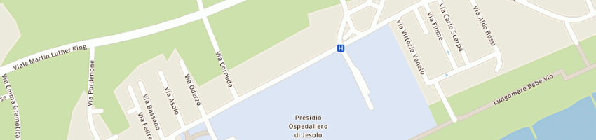 Mappa della impresa cast sas di franca cappelletto e c a IESOLO