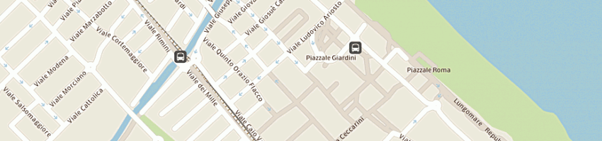 Mappa della impresa centro della parrucca a RICCIONE