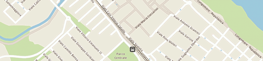 Mappa della impresa pizzeria del viale di launi eugenio e c snc a RICCIONE