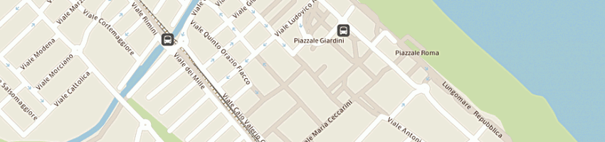 Mappa della impresa bartorelli gioielli 1882 spa a RICCIONE