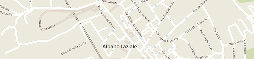 Mappa della impresa artigiani orafi vsl di scafetti c e c snc a ALBANO LAZIALE