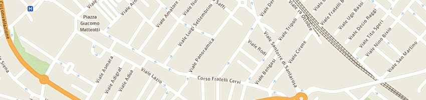 Mappa della impresa del bianco giancarlo a RICCIONE
