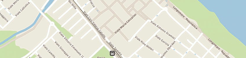 Mappa della impresa unicredit private banking spa a RICCIONE