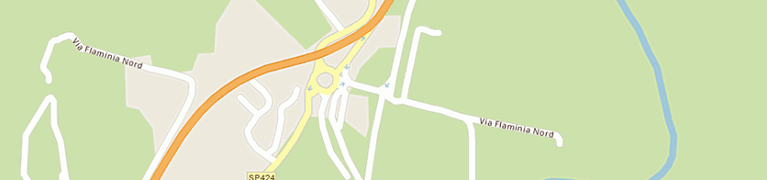 Mappa della impresa confezioni jolli di passetti ornella e c (snc) a CAGLI