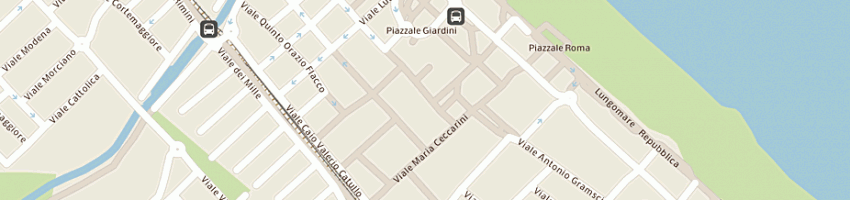 Mappa della impresa gelateria kono di bonelli loredana a RICCIONE