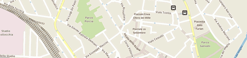 Mappa della impresa punto pizza di podo omero e c snc a PORDENONE