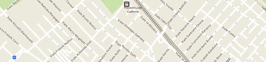 Mappa della impresa copponi andrea a RICCIONE