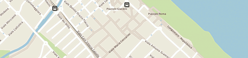 Mappa della impresa piu'di fabbri grazia e c snc a RICCIONE