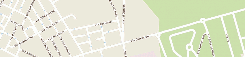 Mappa della impresa zanini renata e c snc a APRILIA