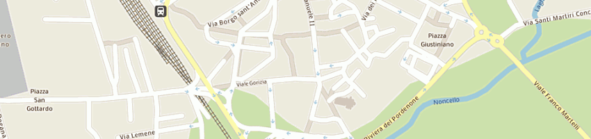 Mappa della impresa studio gestione sinistri srl a PORDENONE