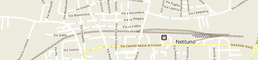 Mappa della impresa proges srl a NETTUNO