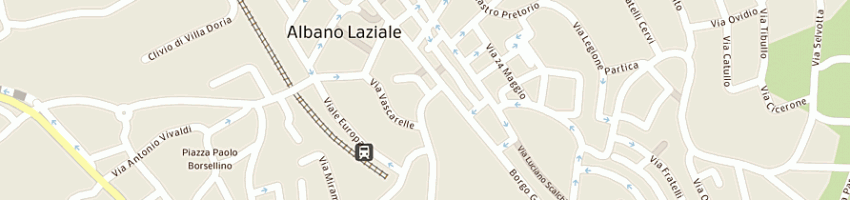 Mappa della impresa studio casa di gasbarri katia sas a ALBANO LAZIALE