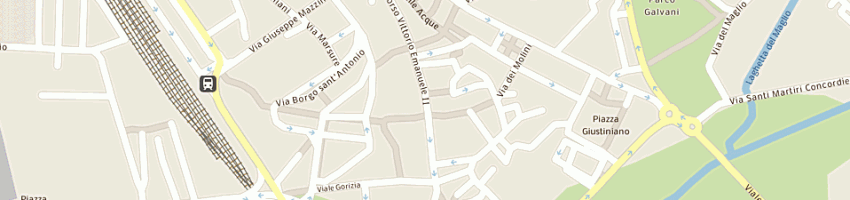 Mappa della impresa centro turistico studentesco e giovanile - il gabbiano - a PORDENONE