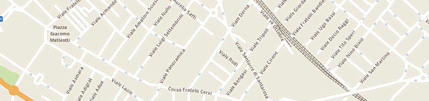 Mappa della impresa locanda gambuti a RICCIONE