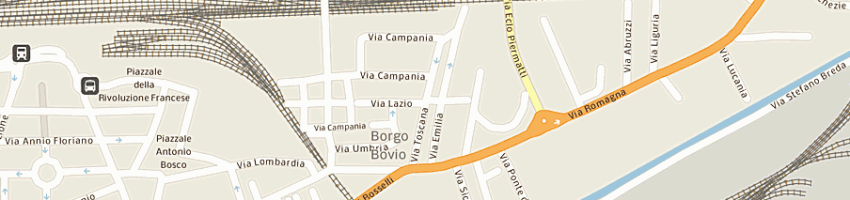 Mappa della impresa battistoni daniela a TERNI