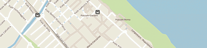Mappa della impresa otto snc di tonti elisabetta e ottaviani alessandro a RICCIONE