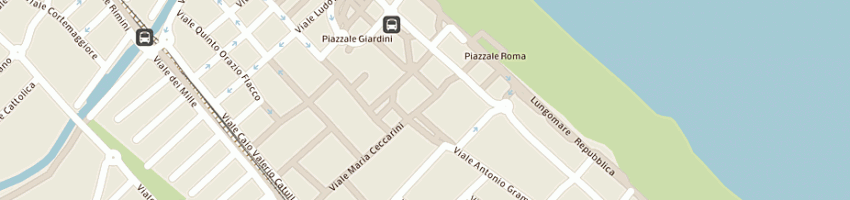 Mappa della impresa philosophy di alberta ferretti a RICCIONE