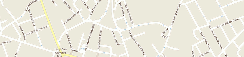 Mappa della impresa centro elettrico srl a PORDENONE