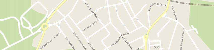 Mappa della impresa ruote del passato a PORDENONE