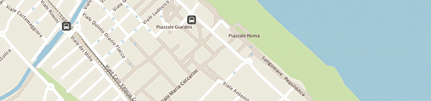 Mappa della impresa nick e sons srl a RICCIONE