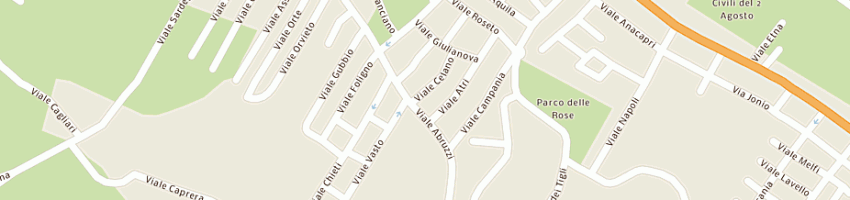 Mappa della impresa la balena bianca di campagna bruno a RICCIONE