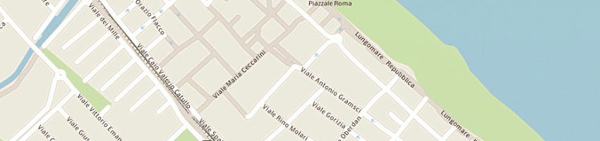 Mappa della impresa hotel blumen a RICCIONE