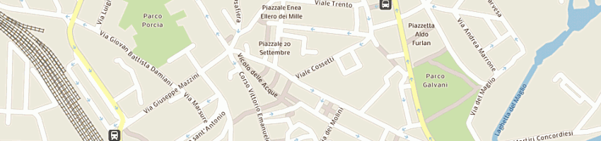 Mappa della impresa banca antonveneta spa a PORDENONE
